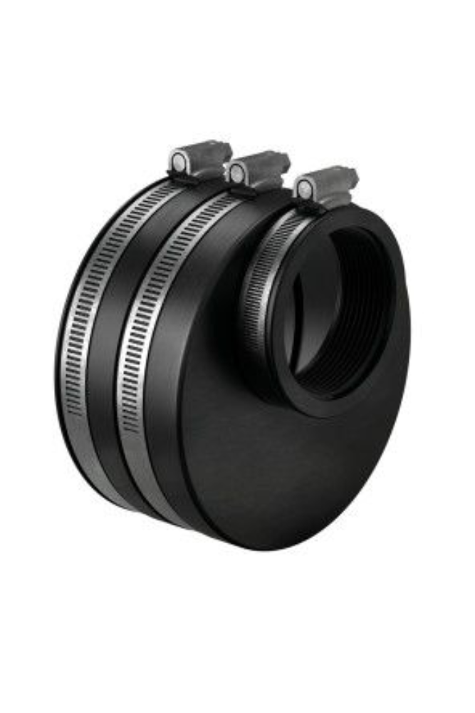 FLEXIBLE GUMMIKUPPLUNG 2" IG X 110MM FÜR PUMPEN INKL. SPANNRING